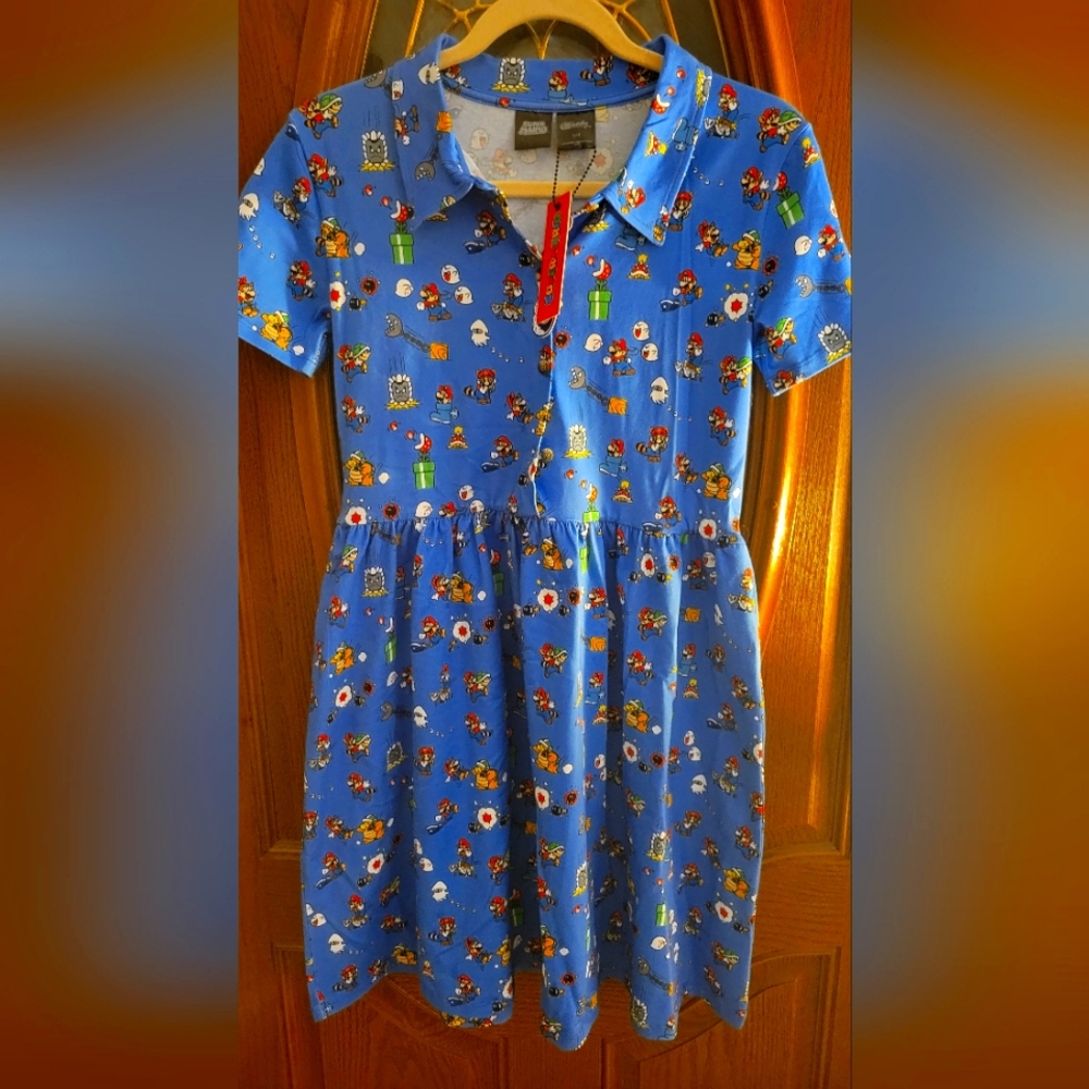 Cakeworthy Super Mario Dress BNWT